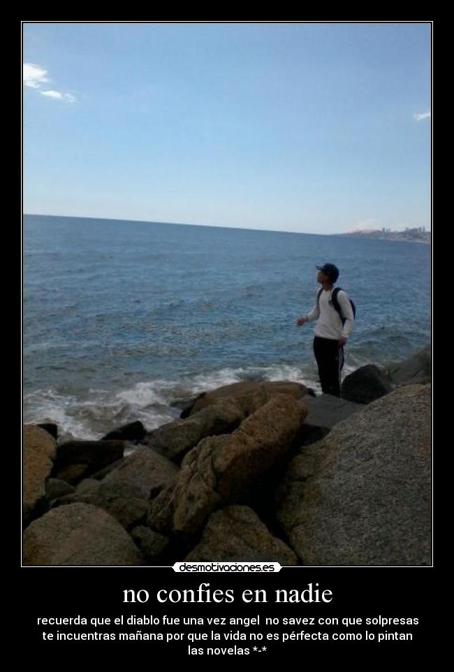 no confies en nadie -