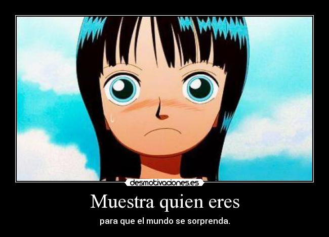 carteles one piece nico robin anime manga frase action nuest kpop desmotivaciones