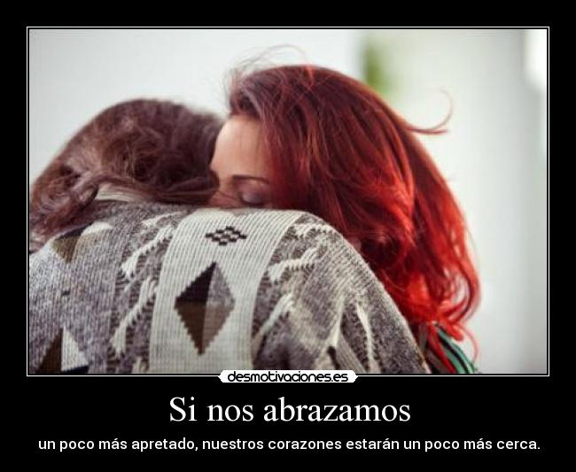 Si nos abrazamos -