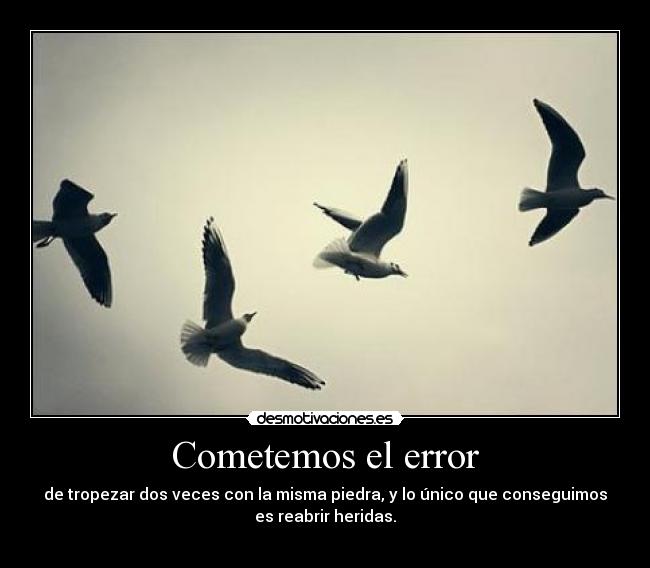 Cometemos el error - 