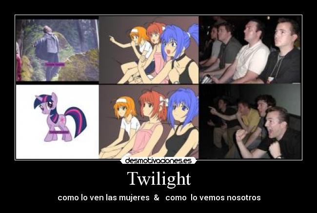 Twilight - como lo ven las mujeres  &   como  lo vemos nosotros
