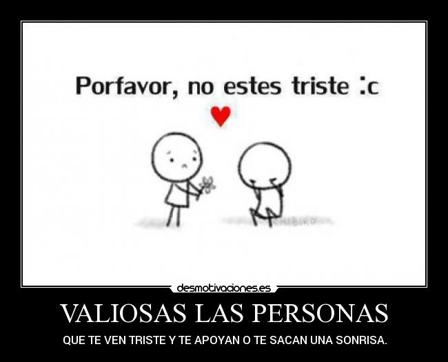 VALIOSAS LAS PERSONAS - 