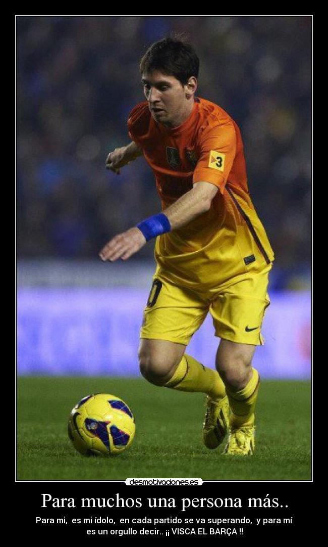 Para muchos una persona más.. -