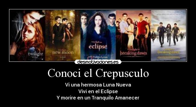 Conoci el Crepusculo - 