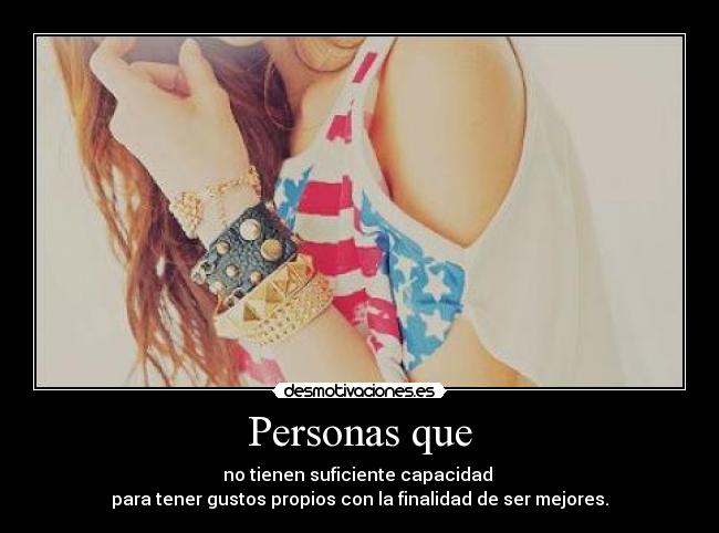Personas que - 