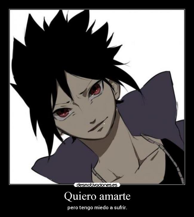 Quiero amarte - pero tengo miedo a sufrir.