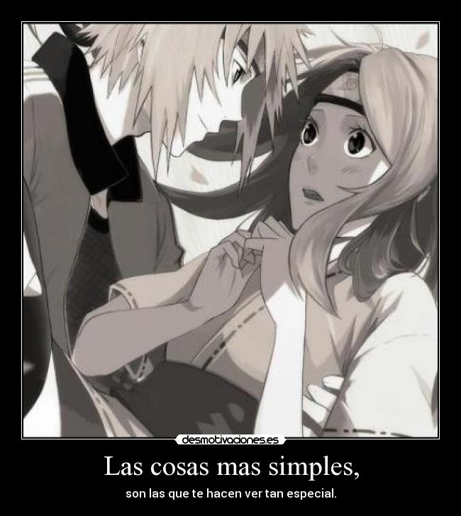 Las cosas mas simples, -