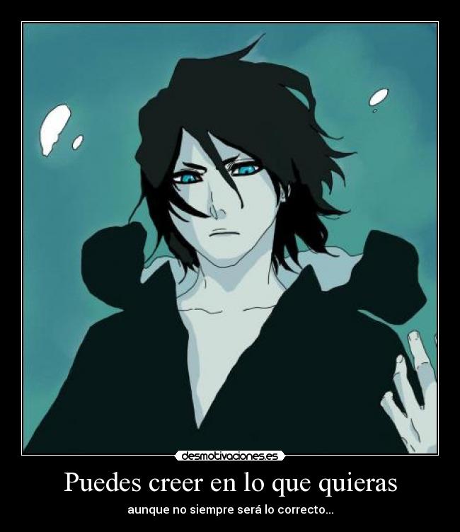 Puedes creer en lo que quieras -