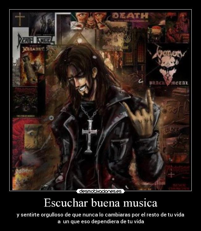 Escuchar buena musica -