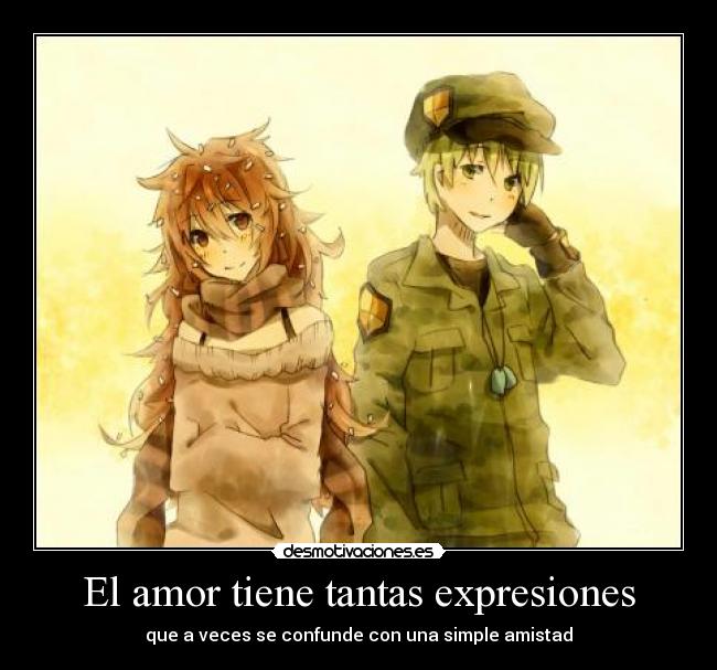 carteles amor amor tiene tantas expresiones que veces confunde con una simple amistad desmotivaciones