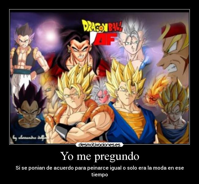 Yo me pregundo - Si se ponian de acuerdo para peinarce igual o solo era la moda en ese tiempo