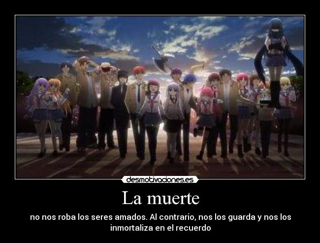 carteles muerte angel beats anime soy aguila que devoro serpiente poderoso como una ak47 muerte los desmotivaciones