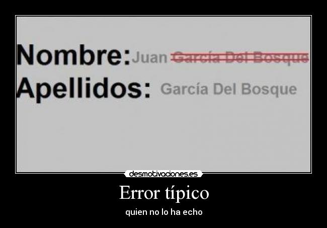 Error típico - 