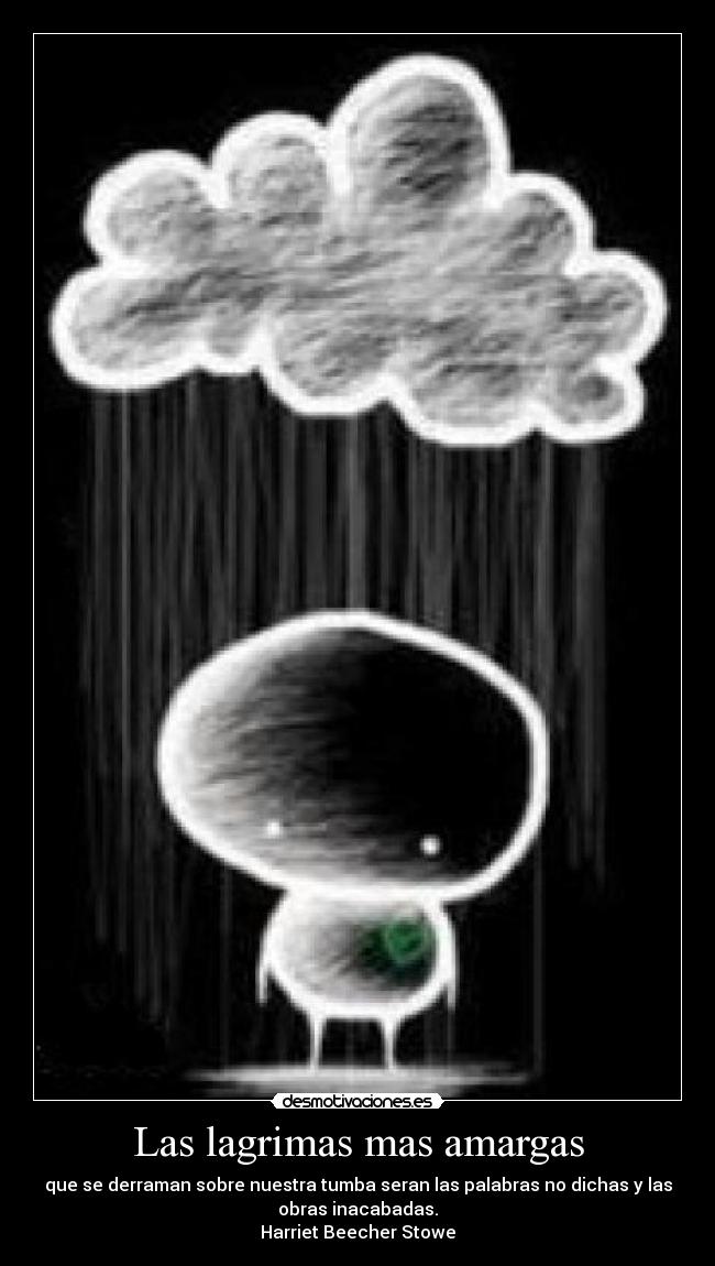 Las lagrimas mas amargas -