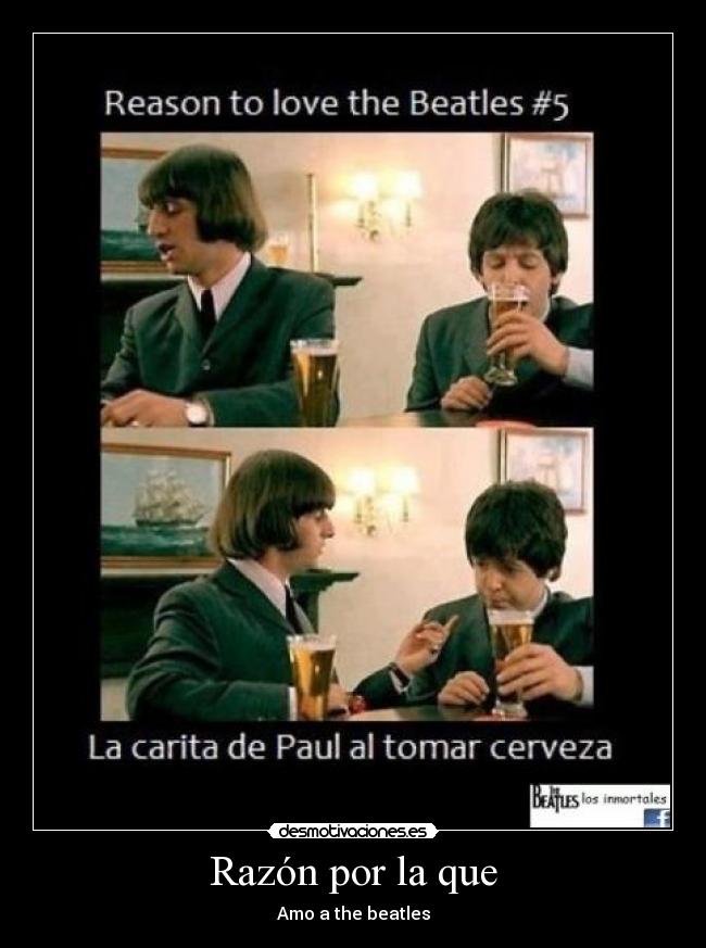 Razón por la que - Amo a the beatles