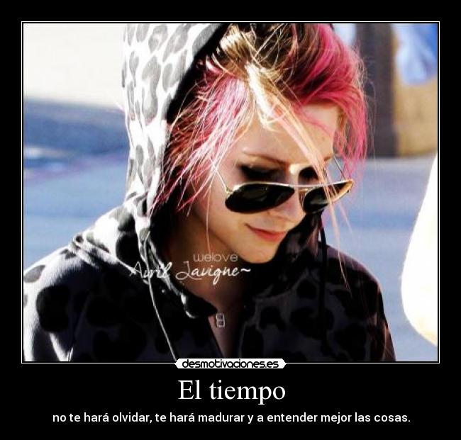 El tiempo - no te hará olvidar, te hará madurar y a entender mejor las cosas.