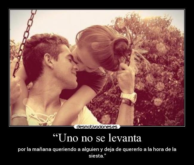 “Uno no se levanta - 