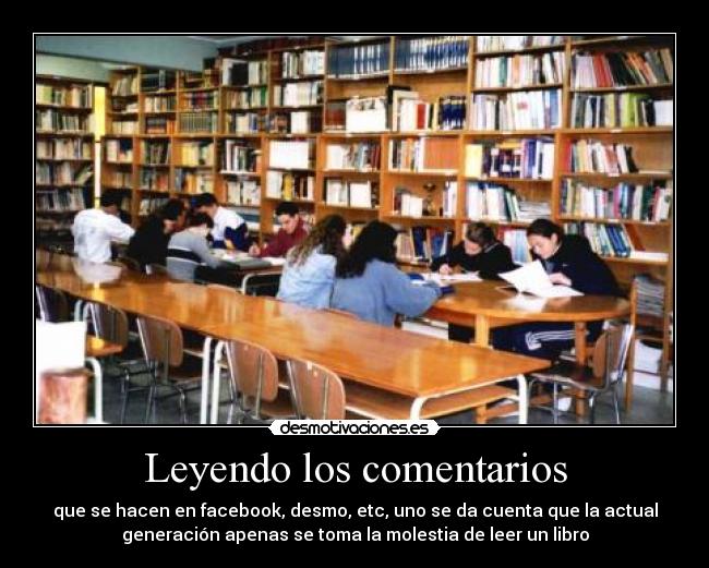 Leyendo los comentarios -