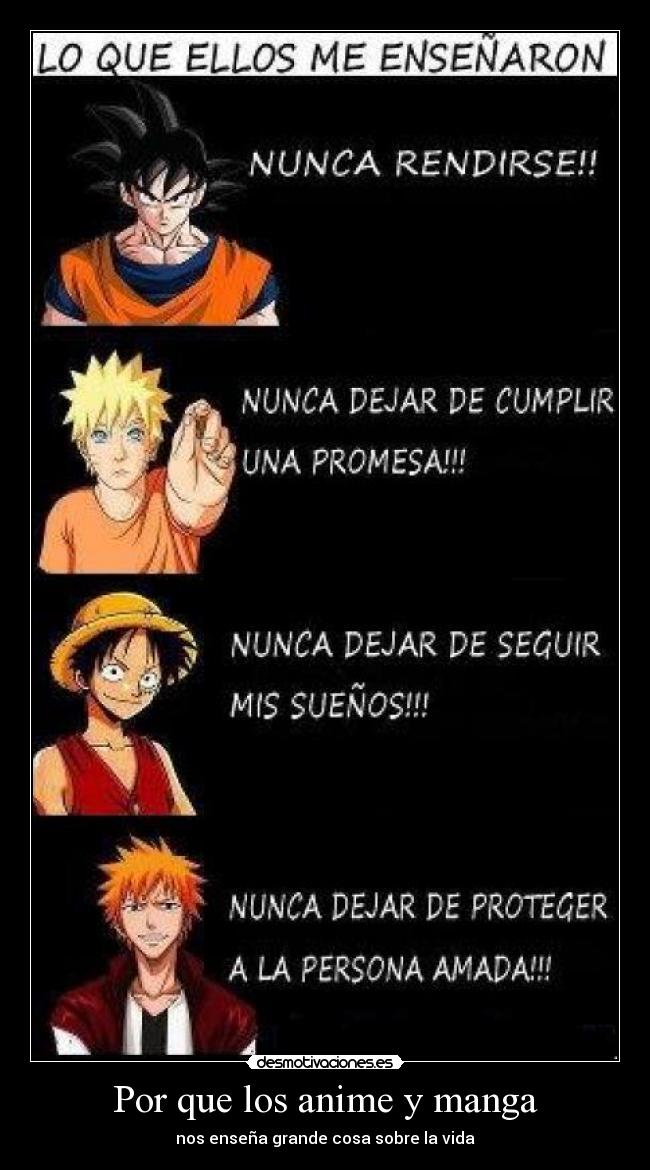 Por que los anime y manga -