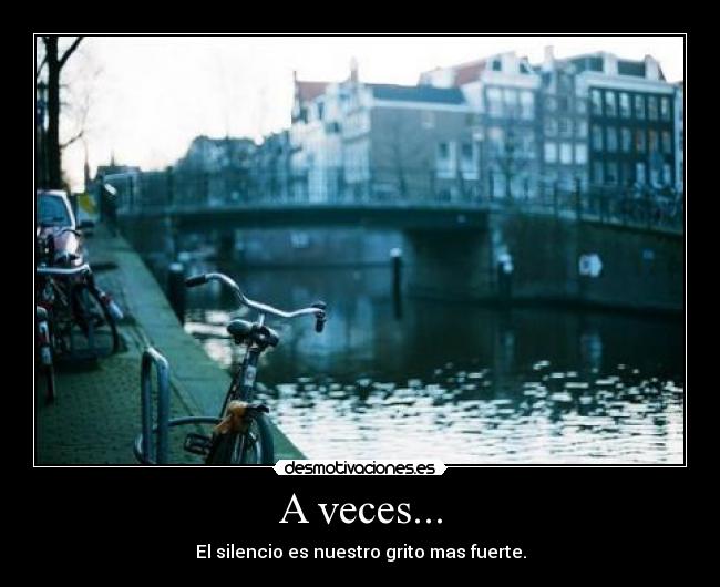A veces... - 