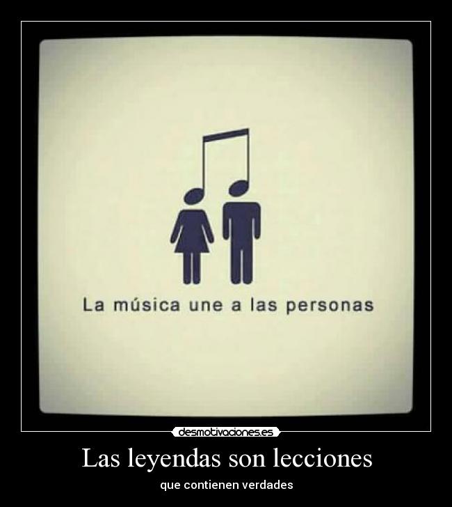 Las leyendas son lecciones - 