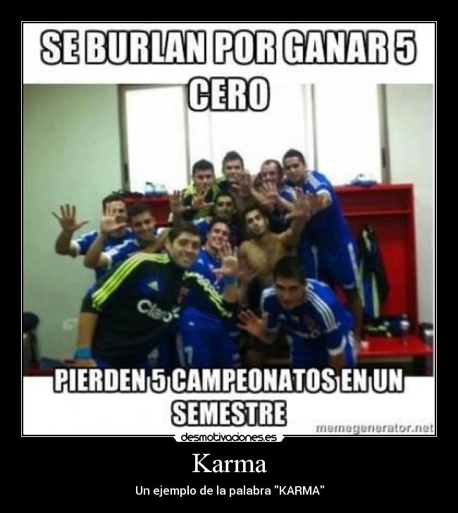 Karma - Un ejemplo de la palabra KARMA