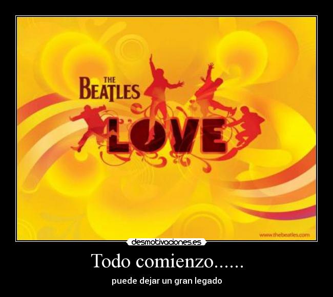 Todo comienzo...... - puede dejar un gran legado