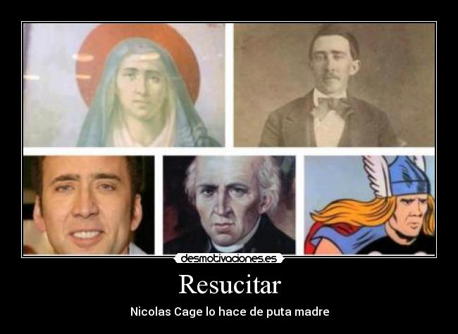 Resucitar - Nicolas Cage lo hace de puta madre