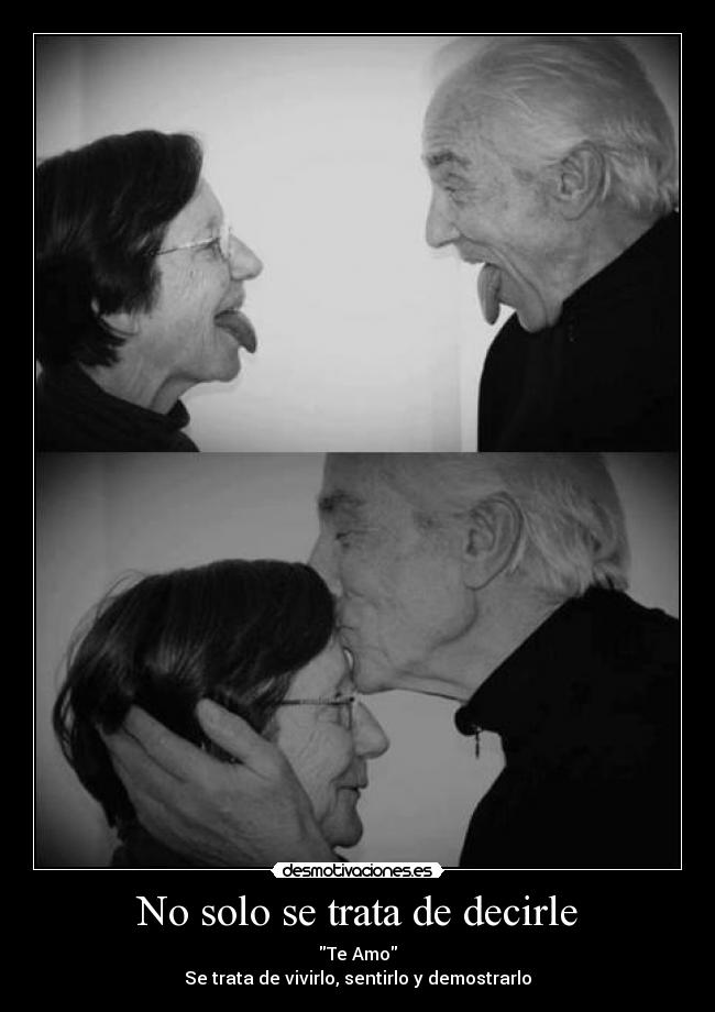 No solo se trata de decirle -