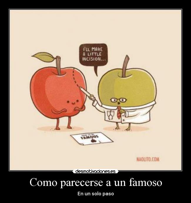 Como parecerse a un famoso - En un solo paso