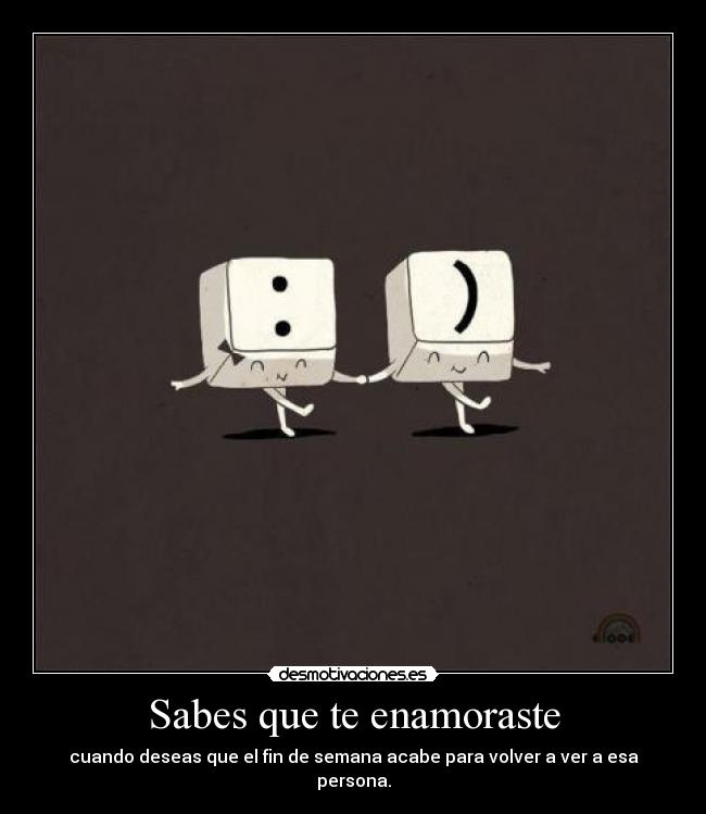 Sabes que te enamoraste - 