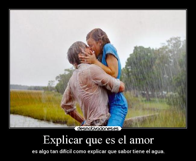Explicar que es el amor - 