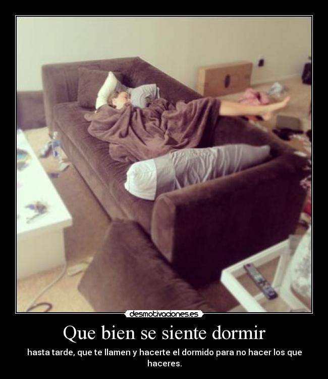 carteles dormir hago desmotivaciones