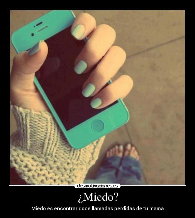 ¿Miedo? - 