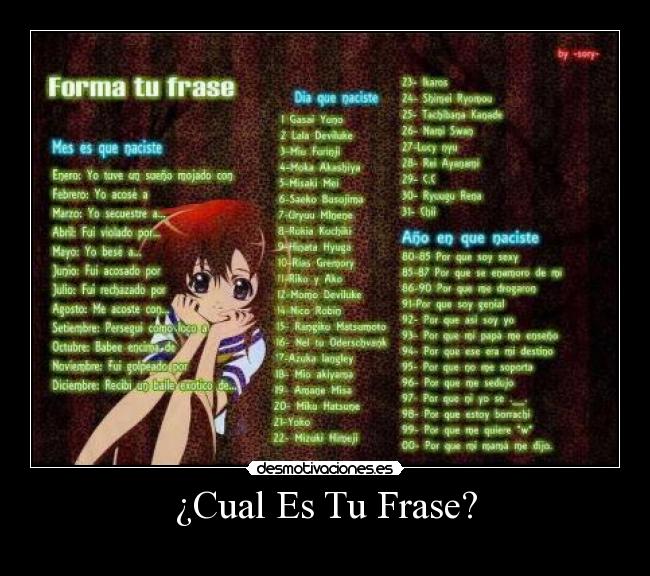 ¿Cual Es Tu Frase? -
