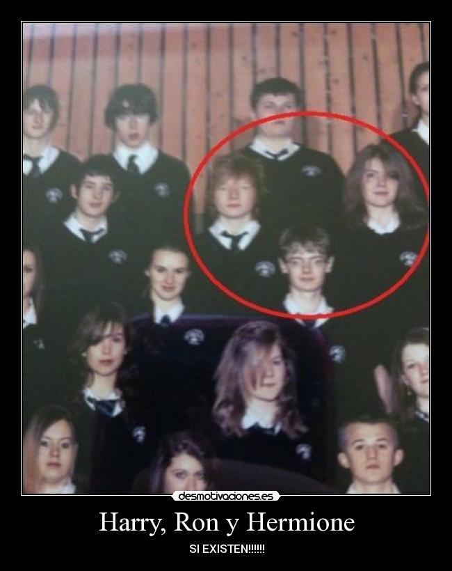 Harry, Ron y Hermione - SI EXISTEN!!!!!!