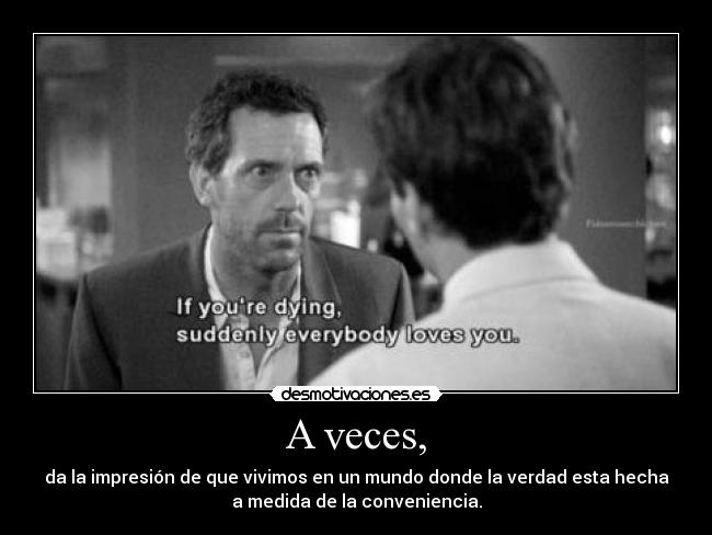 A veces, - 