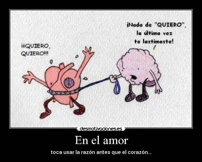 En el amor -