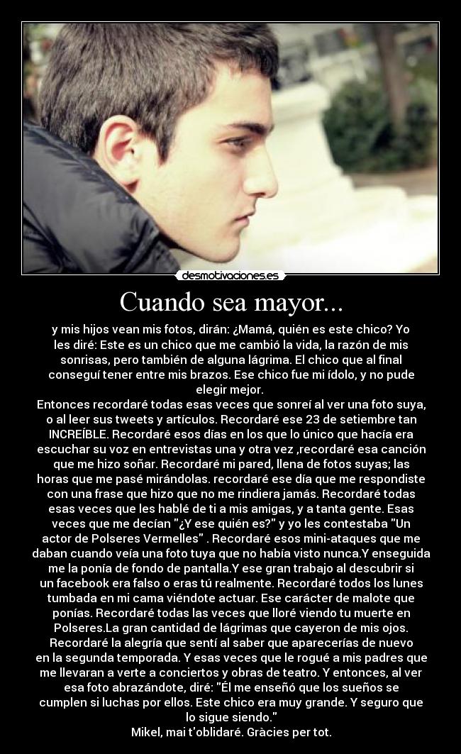 carteles mikel iglesias polseres vermelles desmotivaciones