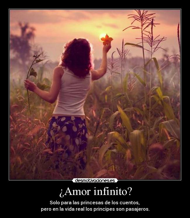 ¿Amor infinito? -
