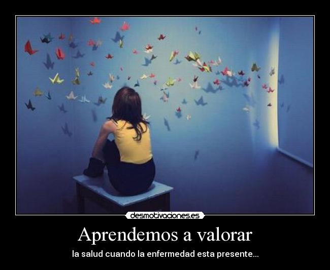 Aprendemos a valorar -