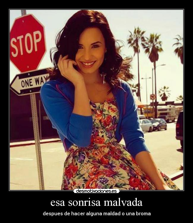 carteles sonrisa broma demi desmotivaciones