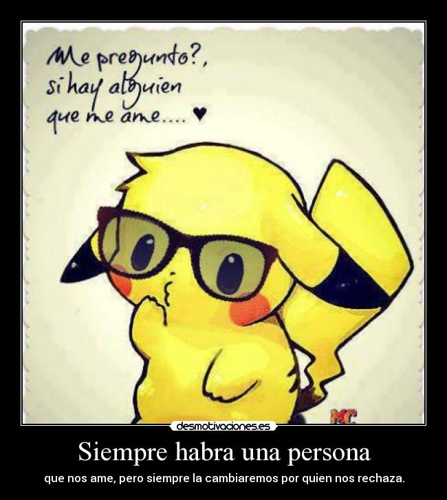 Siempre habra una persona -