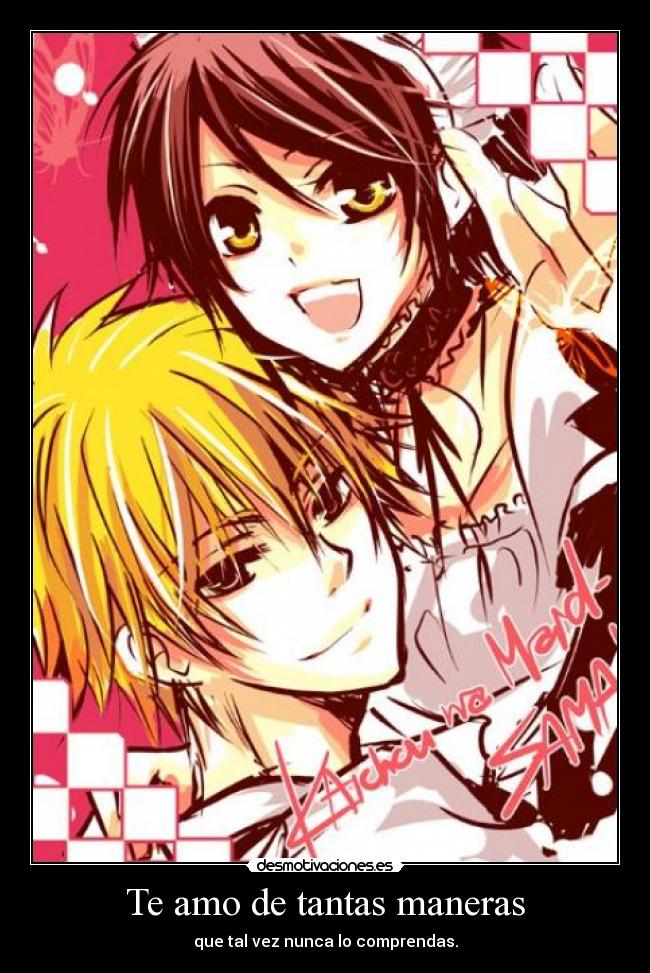 Te amo de tantas maneras - 