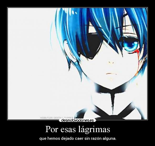 Por esas lágrimas -