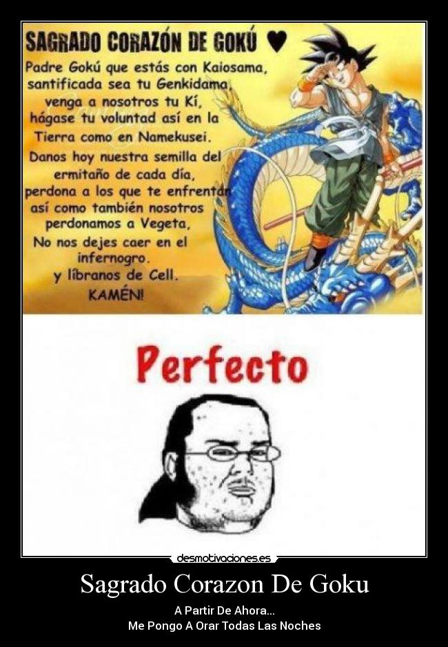 Sagrado Corazon De Goku -