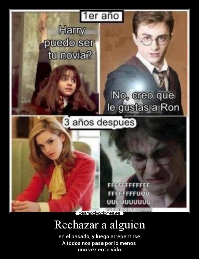 Rechazar a alguien -