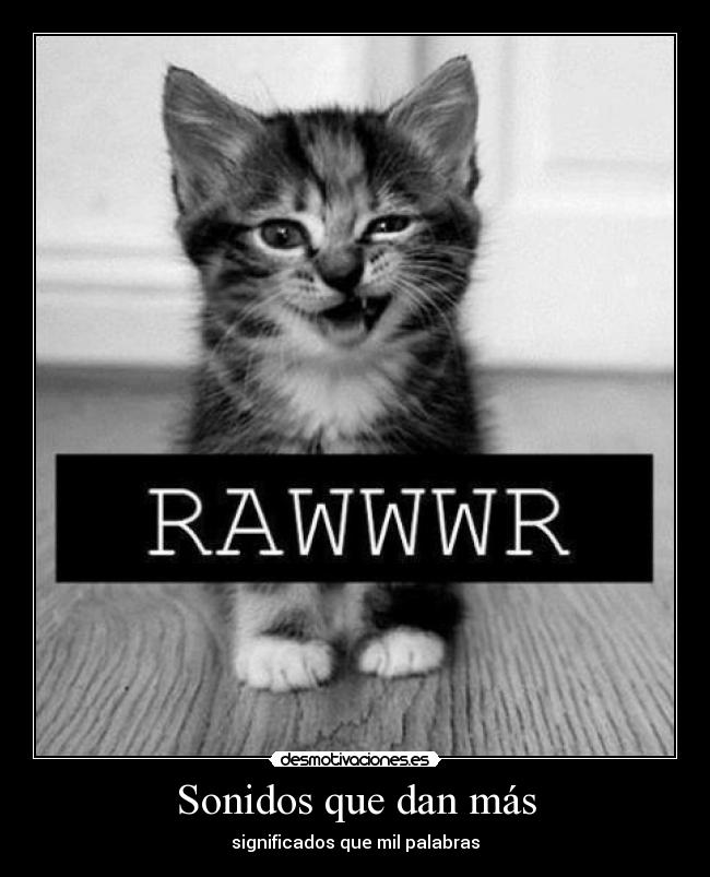 Sonidos que dan más - significados que mil palabras