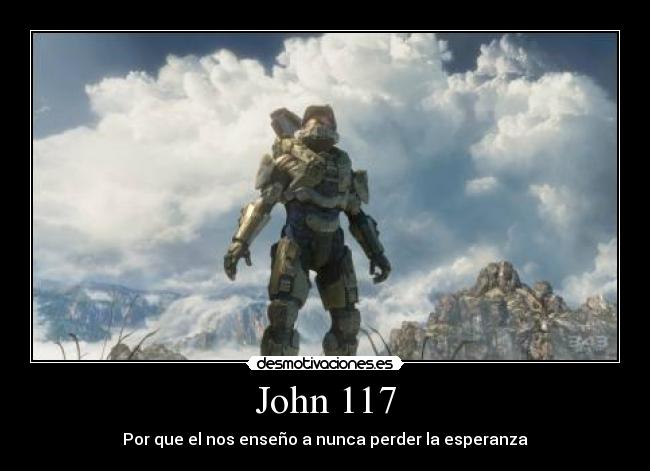 carteles john 117 desmotivaciones