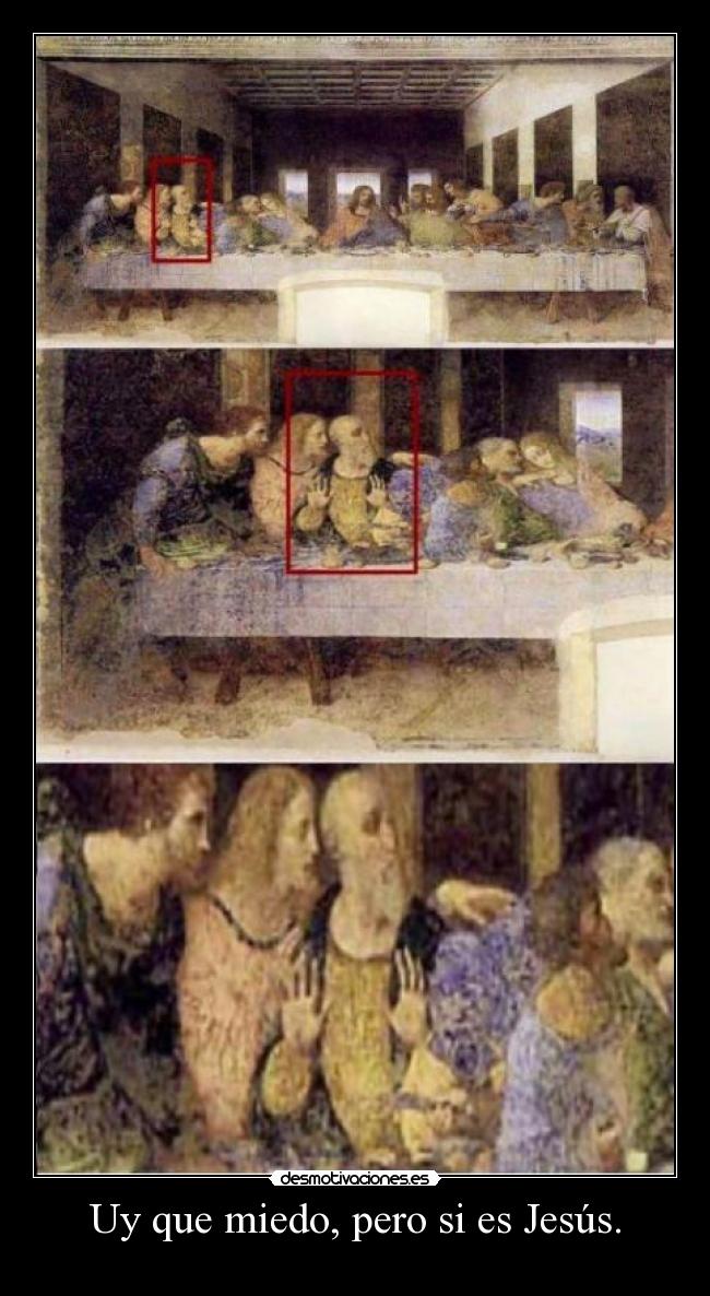 Uy que miedo, pero si es Jesús. - 